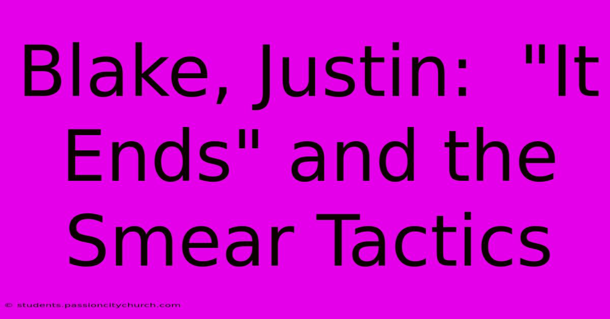 Blake, Justin:  