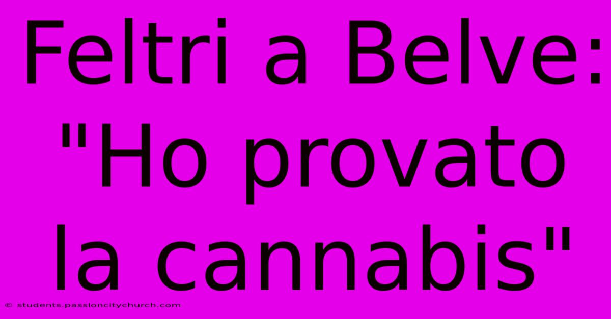 Feltri A Belve: 