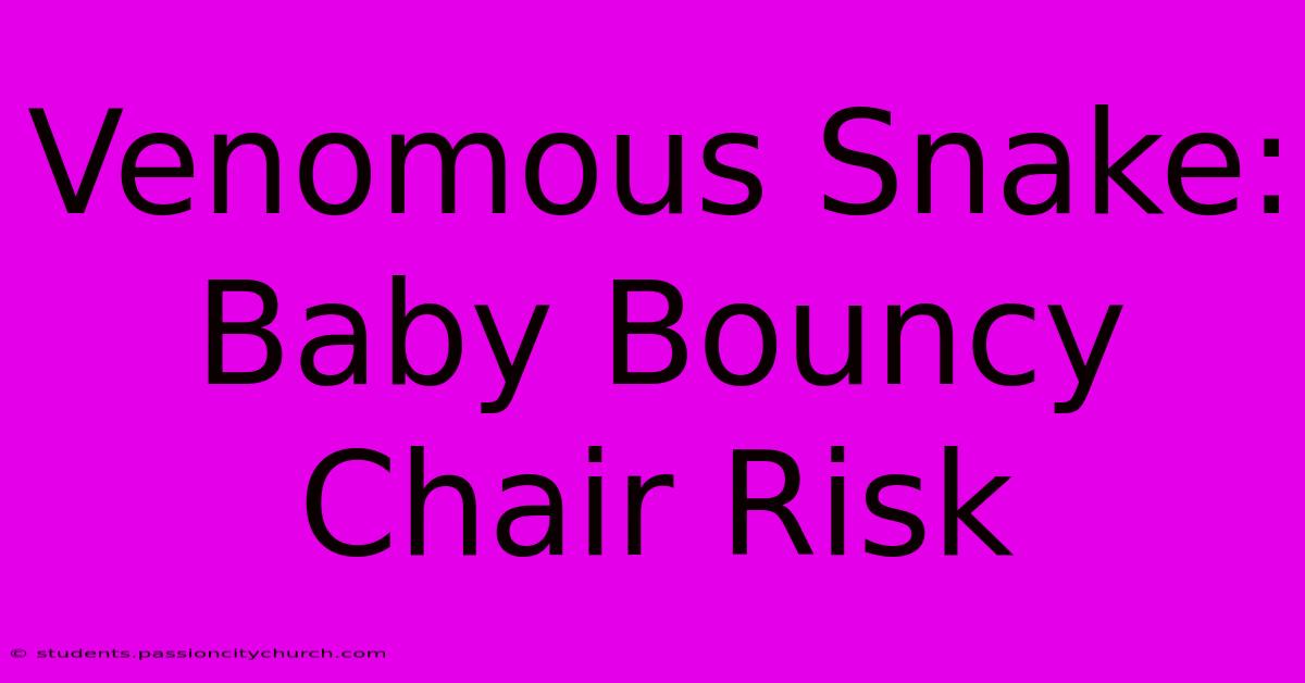 Venomous Snake: Baby Bouncy Chair Risk